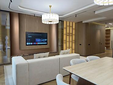 Продажа квартир: 3 комнаты, 115 м², Асанбай мкр Элитка, 9 этаж, Дизайнерский ремонт — 1