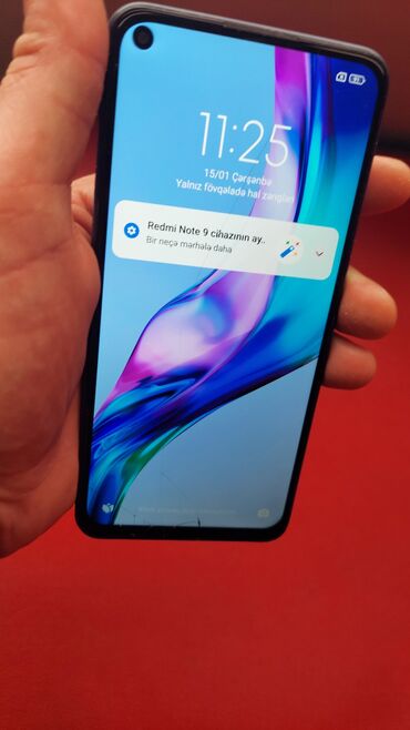 Xiaomi: Xiaomi Mi 9, 128 GB, rəng - Göy, 
 Barmaq izi