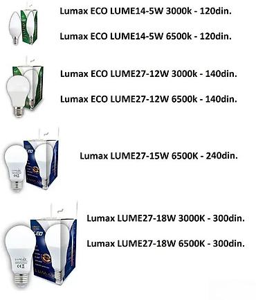 Sijalice: Lumax LED sijalice – više modela i temperatura boje Dostupne — 1