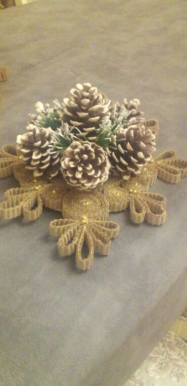 Yeni il oyuncaqları və bəzəkləri: Yeni il ücün əl işləri — 1