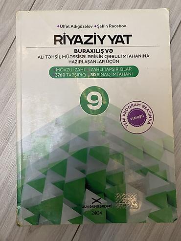 Riyaziyyat 9-cu sinif, 2024 il lalafo.az -da Riyaziyyat 9-cu sinif, 2024 il