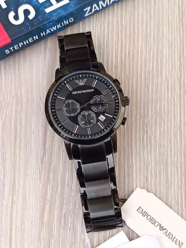Qol saatları: Yeni, Qol saatı, Emporio Armani, rəng - Qara — 9