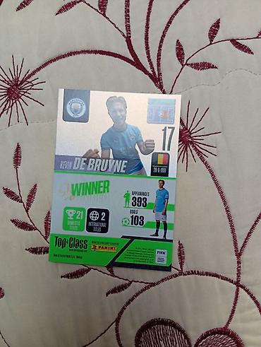 tar: Panini Top Class “Winner” kolleksiya kartı – De Bruyne - Brend — 2
