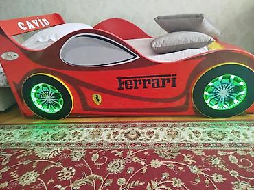 islenmis matras: Uşaq maşın formalı çarpayı – qırmızı “Ferrari” dizaynı - Korpus — 3