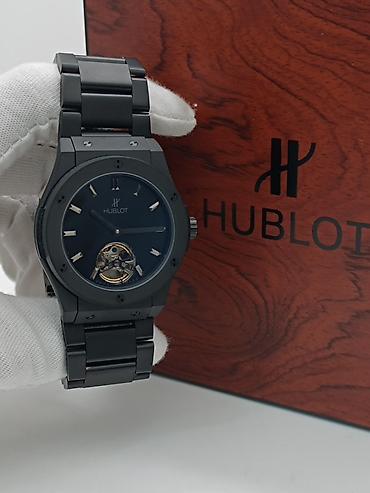 saatlari: Yeni, Qol saatı, Hublot, rəng - Qara — 3