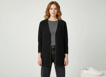 kurtka zimowa z futerkiem zara: Pieces, Women`s knitwear, size S