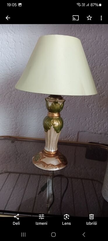 stone lampe cena: Table lamp, color - Multicolored, Used