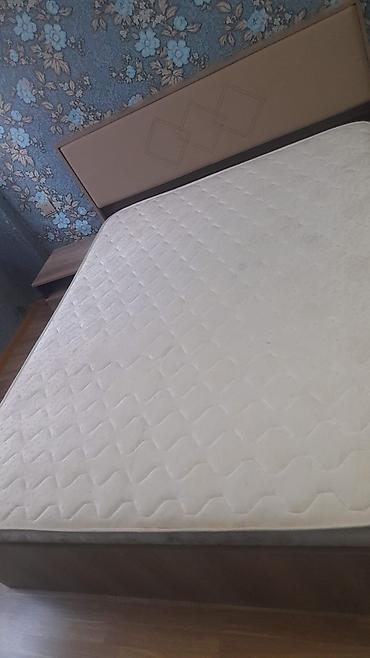 gəncə mebel: İşlənmiş, İkinəfərlik çarpayı, Bazalı, Matras ilə, Siyirməsiz — 1