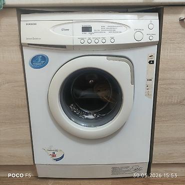 samsung was end: Paltaryuyan maşın Samsung, 5 kq, İşlənmiş, Avtomat, Qurutmasız, Ünvandan götürmə — 1