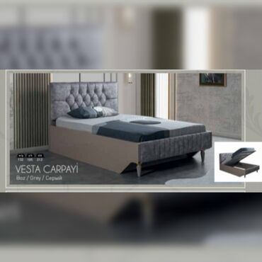 дачная мебель баку: Новый, Односпальная кровать, С подъемным механизмом, С матрасом, Без выдвижных ящиков