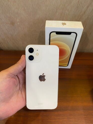 IPhone 12, 128 ГБ, Белый, Гарантия, Face ID, С документами