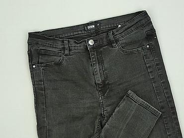 grey denim jeans: Sinsay, Jeansy damskie, rozmiar L — 1