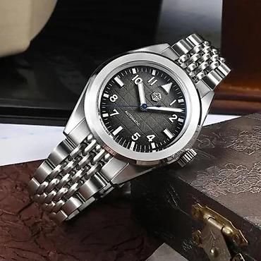 Ručni satovi: San Martin SN0131-G - 39.5mm - Crna -Patek Philippe Aquanaut — 2