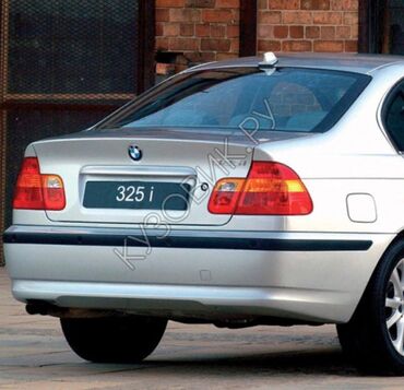 Бамперы: Задний Бампер BMW 2000 г., Б/у, цвет - Серебристый, Оригинал