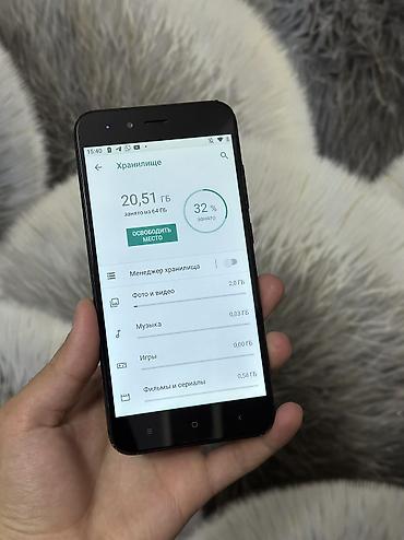 redmi note 11s: Xiaomi, Mi A1, Б/у, 64 ГБ, цвет - Черный, 2 SIM — 3