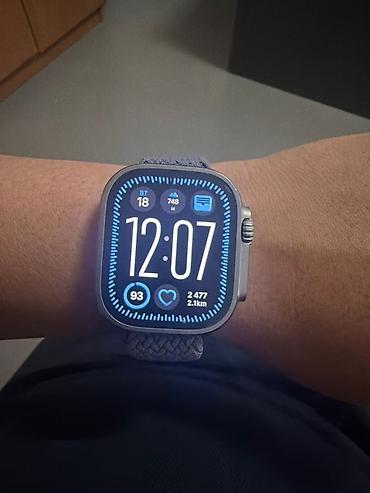 Акылдуу сааттар: Apple Watch Ultra 2, корпус 49 мм — титан. 99% АКБ Комплект — 2