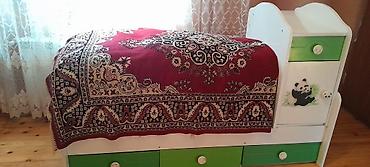 Колыбели: Для девочки и мальчика, Б/у, Четырехугольная, Колыбель, С матрасом, С механизмом качания — 1
