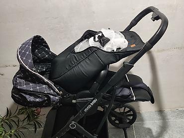 детские коляски mima: Детская коляска Ming Baby (прогулочный блок с люлькой-кокон) - — 2