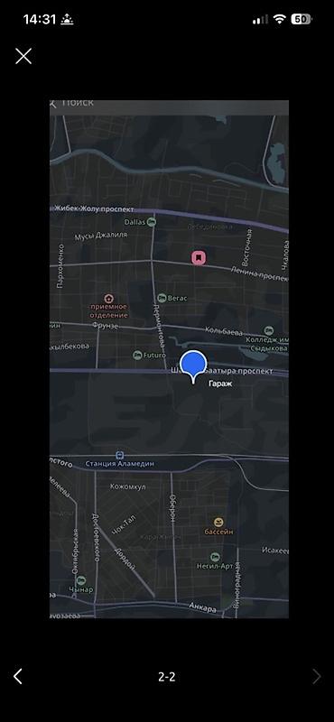 Гараж сатам: Гараж (металлические распашные ворота) Описание: - Капитальный гараж — 5