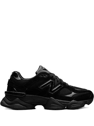 Kişi ayaqqabıları: New Balance 9060 “Triple Black” kişi/kadın krossovkası - Rəng: tam — 1