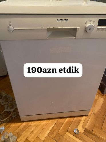 Plitələr və bişirmə panelləri: Qabyuyan maşın Siemens, Tam qabaritli (60 sm.), Ayrıca dayanan