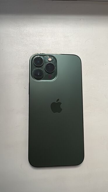 Apple iPhone: IPhone 13 Pro Max, Колдонулган, 256 ГБ, Alpine Green, Коргоочу айнек, Каптама, 85 %