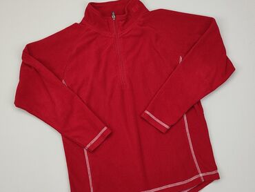 czerwona elegancka bluzka: Блузка, 10 р., 134-140 см, стан - Хороший