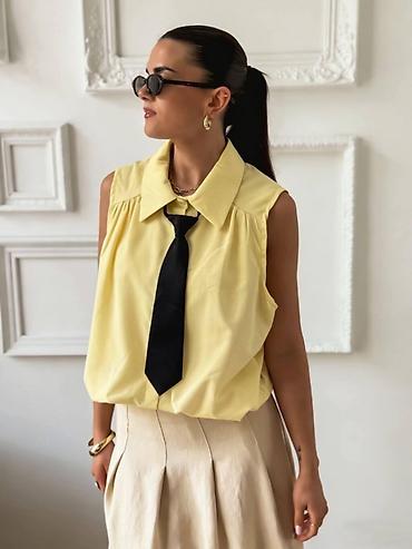 Ostalo: Bluzica + kravata = 2500 dinara🌼🌀🌀 — 4