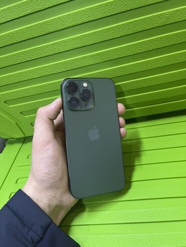джойстики радио интерфейс: IPhone 13 Pro, Колдонулган, 256 ГБ, Alpine Green, 83 %