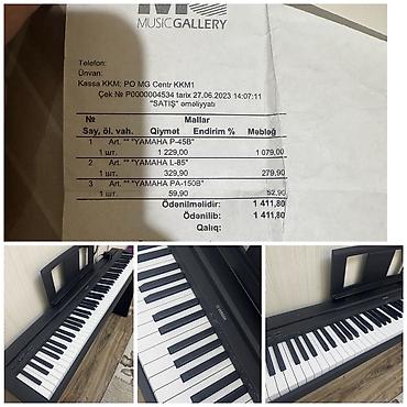 Pianolar: Piano, Yamaha, Rəqəmsal, Yeni, Ünvandan götürmə, Pulsuz çatdırılma, Ödənişli çatdırılma — 1