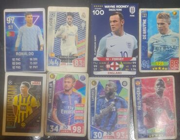 Avtomobil modelləri: Salam futbol kartları əla vəziyyətdə neymar ronaldo roney isco lukaku