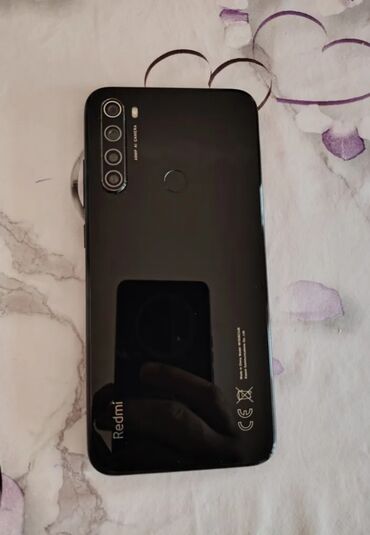 Xiaomi: Xiaomi Redmi Note 8, 32 GB, rəng - Qara, 
 Barmaq izi
