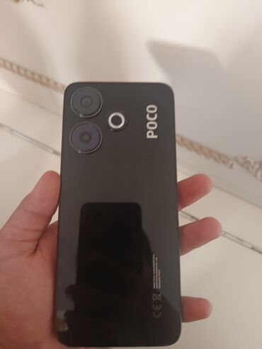 телефон fly fs510 nimbus 12: Poco M6, 128 GB, rəng - Qara, Sensor