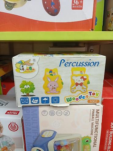 медвежонок: Деревянная игрушка Percussion – набор для стучания молоточком по — 2
