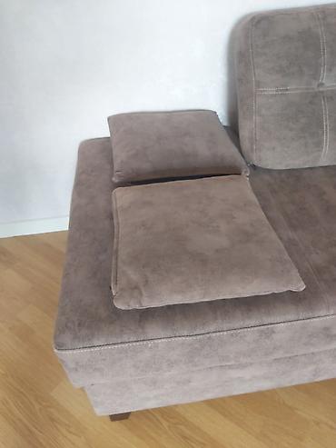 divan çarpayı: Künc divan, İşlənmiş, Açılan, Bazalı, Vеlur parça — 4