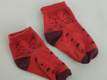 czerwone skarpety: Шкарпетки, 19–21, стан - Хороший
