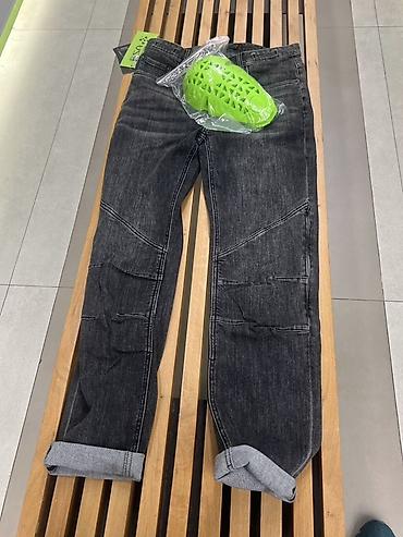 Cinslər: MOTOWOLF motosiklet cins şalvarı - Material: qalın denim (tünd — 1