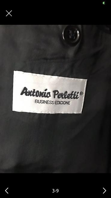 anton: Костюм мужской Antonia Perletti Business Edicione, чёрный - — 3