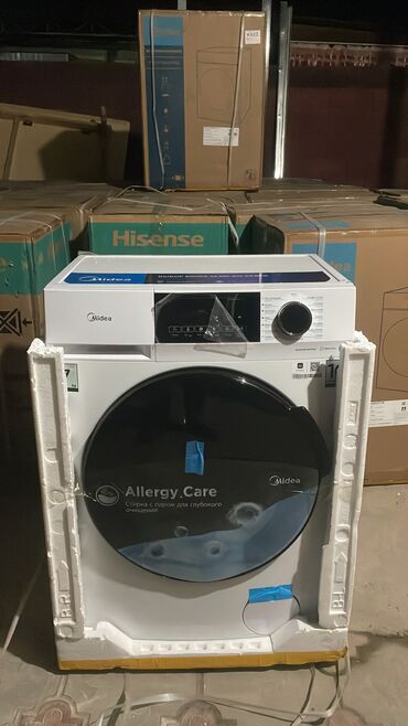 Стиральные машины: Стиральная машина Midea, Новый, Автомат, До 6 кг, Узкая — 1