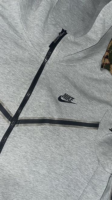 Толстовки: Мужская толстовка, M, Nike, Б/у, цвет - Серый, Самовывоз, Платная доставка — 2
