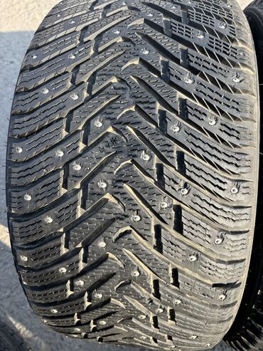 Шины: Шины 285 / 35 / R 19, Зимняя шипованная, Б/у, Комплект, Легковые, Nokian — 11