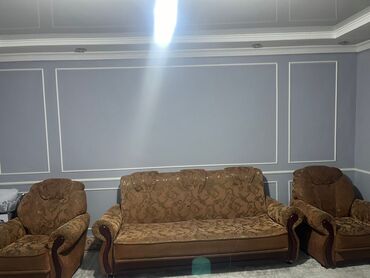 Комплекты мягкой мебели: Комплект мягкой мебели, Б/у, Самовывоз, цвет - Коричневый — 10