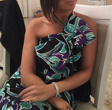 бальное платье для девочки: Razmer S bir defe geyinilib, atlas parcha