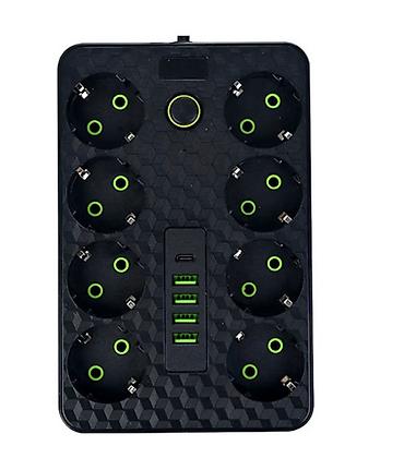 superbox terre 9000: Сетевой удлинитель 2500 Вт с USB и Type‑C Многофункциональная — 1