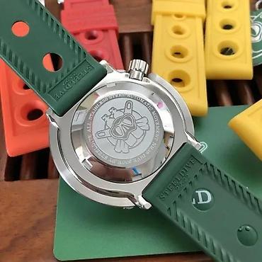 Dodaci za satove: Steeldives SD2201 narukvica za sat - Zelena - 20mm / 22mm Opis — 4