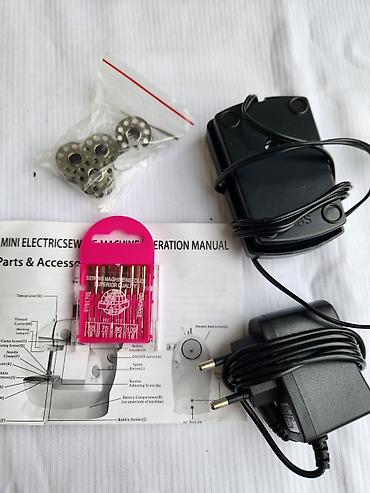 Mini prenosive šivaće mašine: Mašina za šivenje,samo probala,radi na baterije — 5
