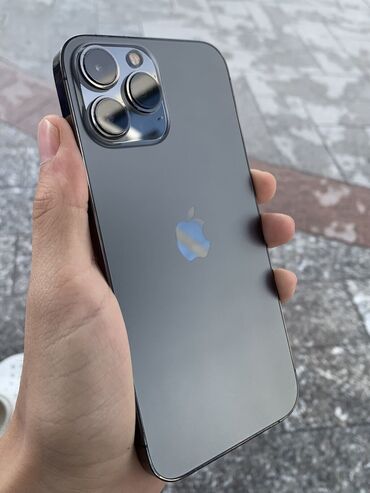 нот 9: IPhone 13 Pro Max, Б/у, 128 ГБ, Graphite, Защитное стекло, Чехол, 87 %