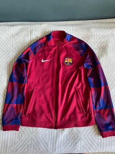 спортивные штаны мужские зауженные: Мужской спортивный костюм, S (EU 36), Nike, Б/у, цвет - Красный, Самовывоз