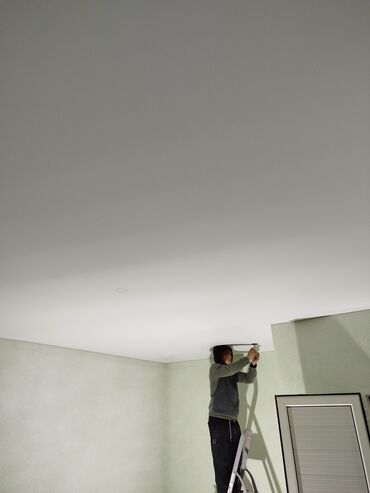 Натяжной потолок: Натяжной потолок Матовое, 3D потолки, Глянцевое Монтаж, Бесплатный замер, Гарантия — 18