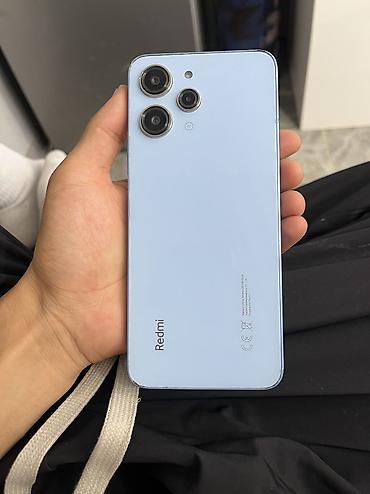 Redmi, Redmi 12, Б/у, 128 ГБ, цвет - Голубой, 1 SIM, 2 SIM
